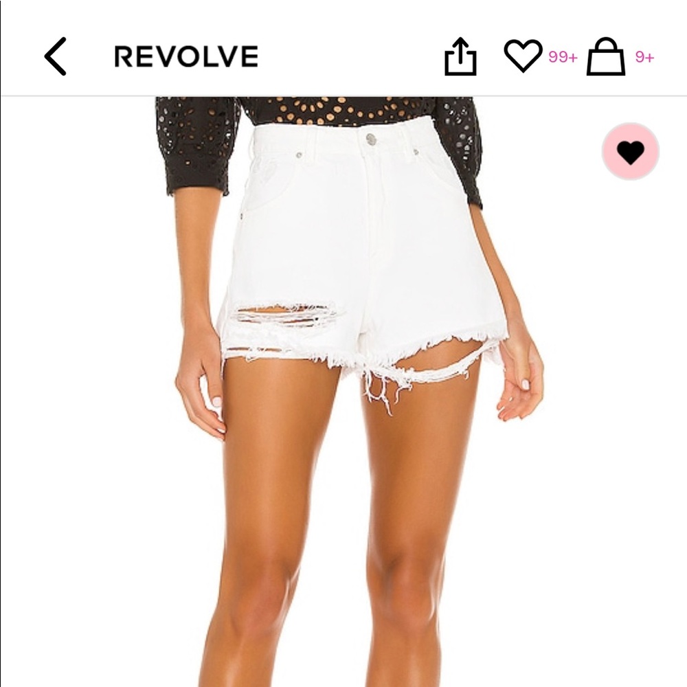 Rolla’s White Denim Short